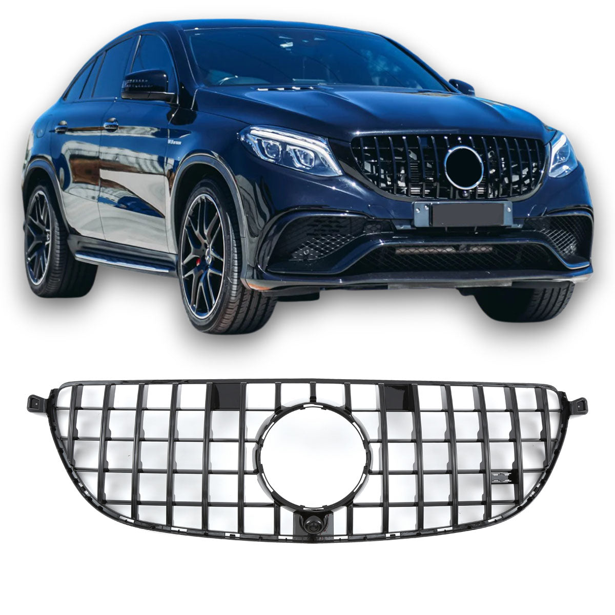 Panamericana GT Calandre pour Mercedes W166 C292 GLE 63amg | 2015-2019