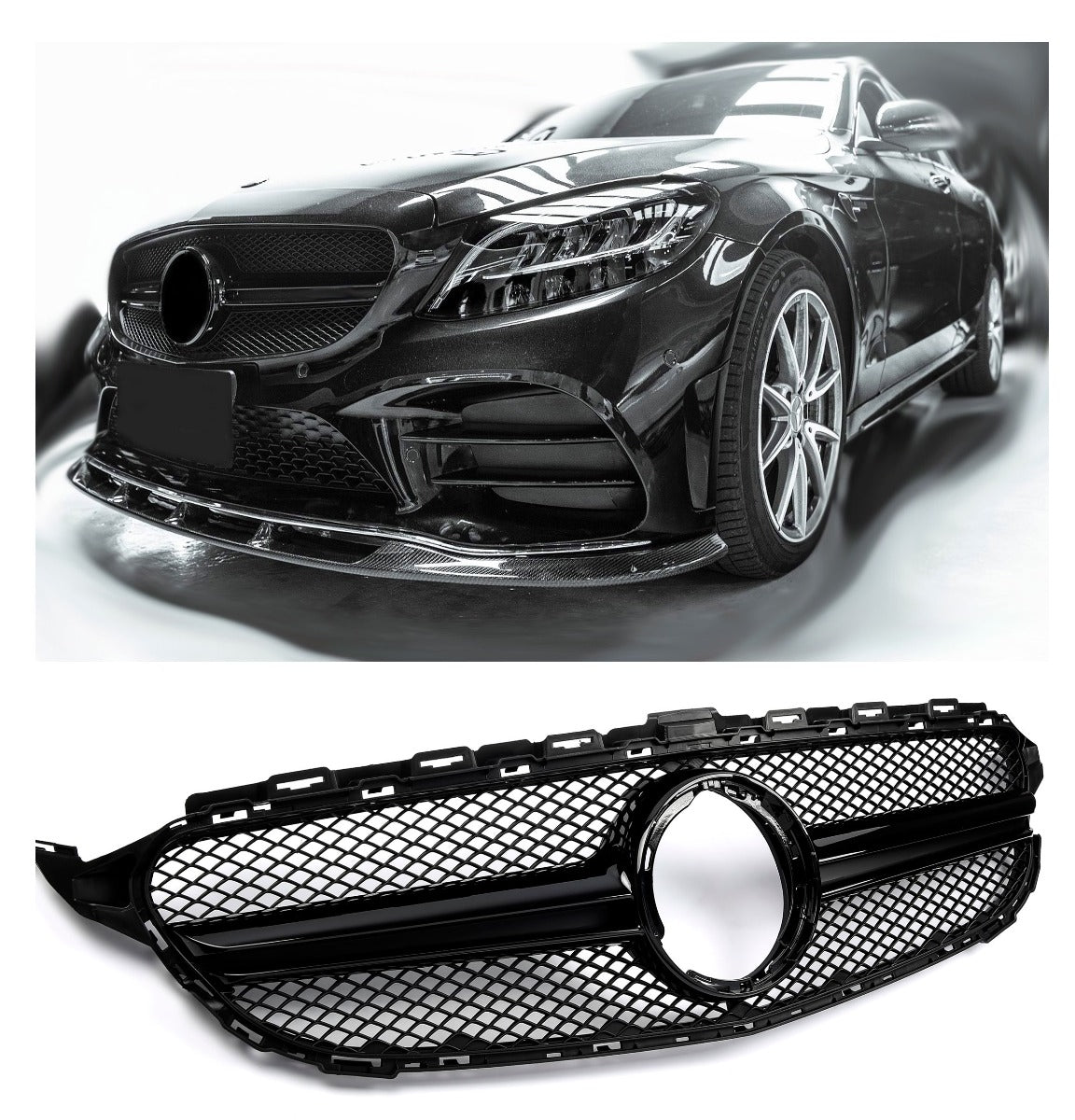 Calandre pour Mercedes W205 | 2018-2021