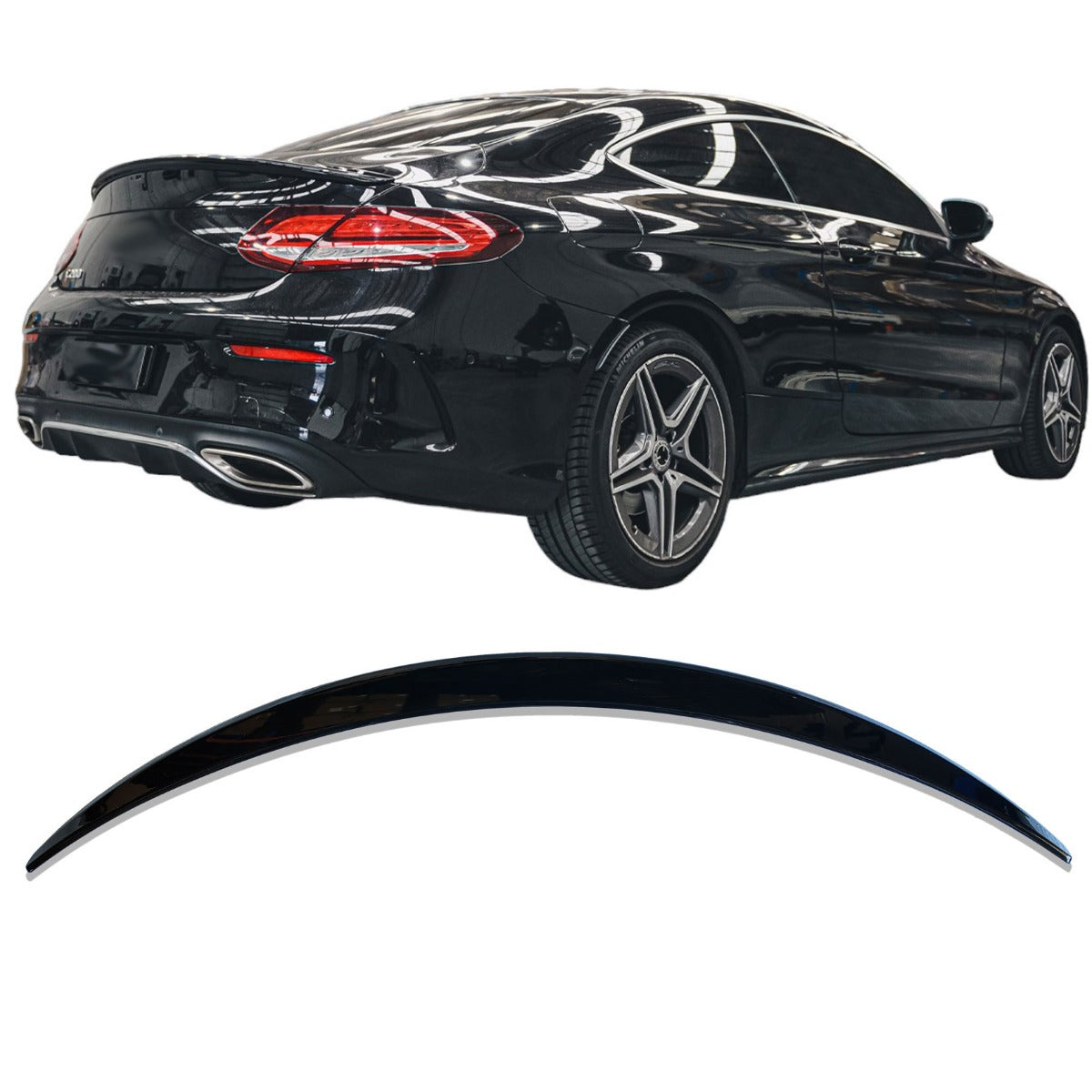 Aileron arrière Spoiler pour Mercedes-benz C205 Classe C Coupé | 2014-2021