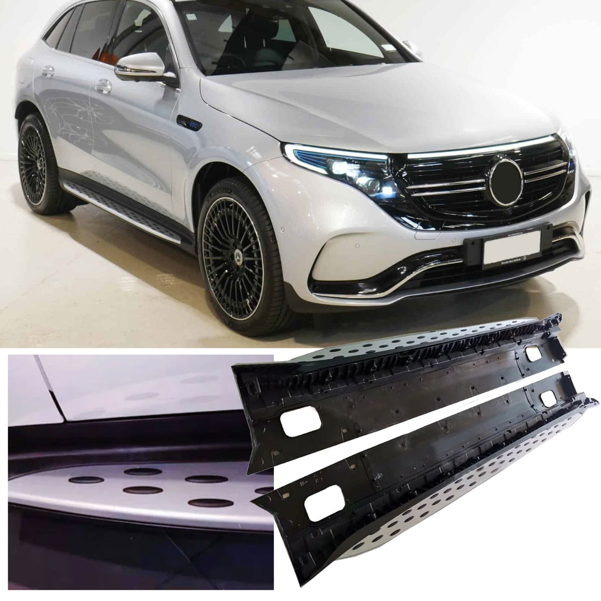Marchepieds aluminium pour Mercedes N293 EQC SUV