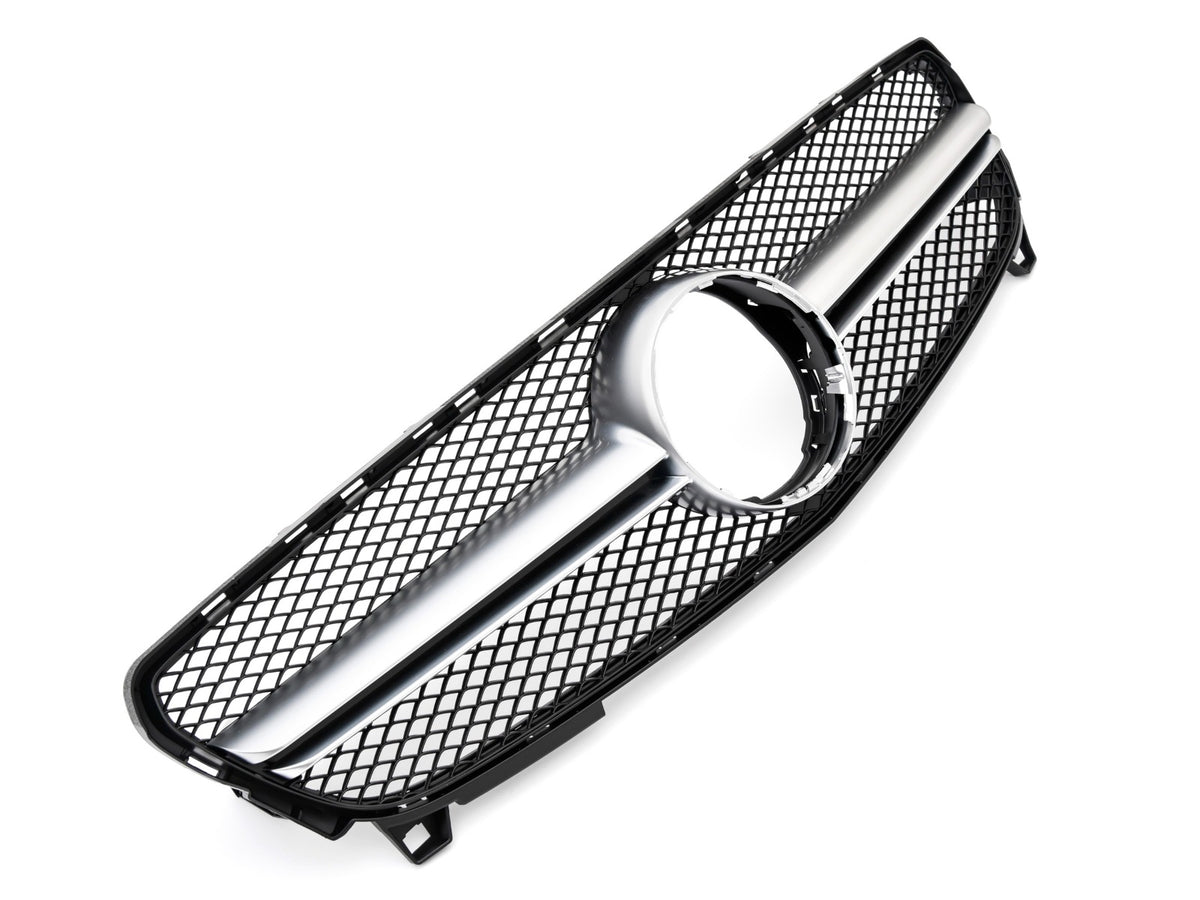 Calandre pour Mercedes W176 Classe A Argent Phase 2 | 2015-2018