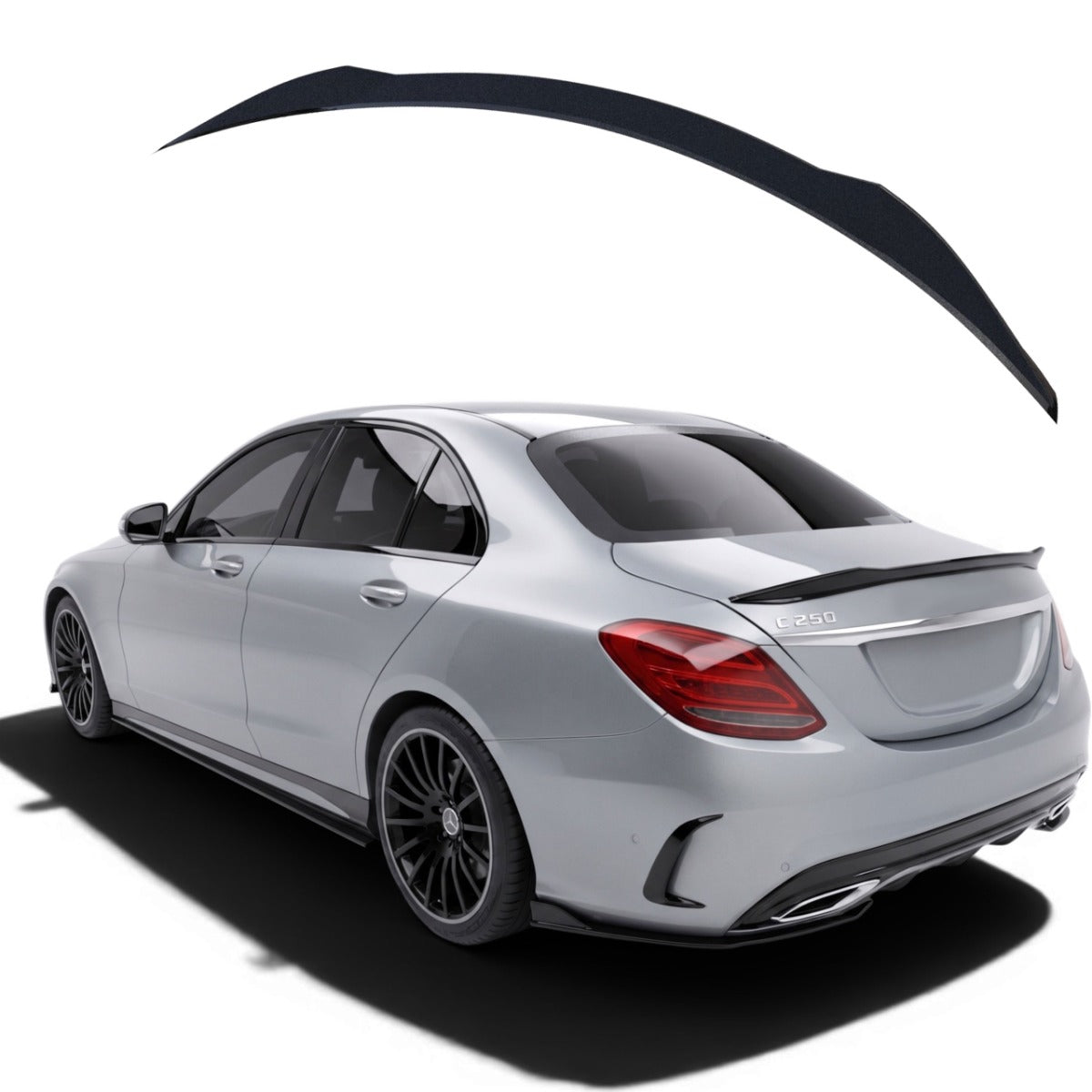 Spoiler arrière compatible avec Mercedes Classe C W205 (2014–2021)