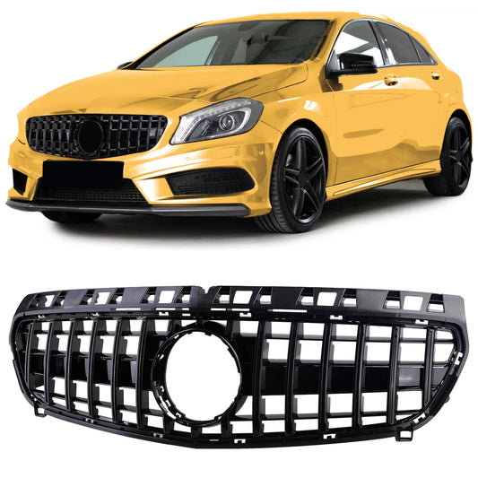 Calandre noir brillant Panamericana GT pour Mercedes Classe A W176 Phase 1 | 2012-2015