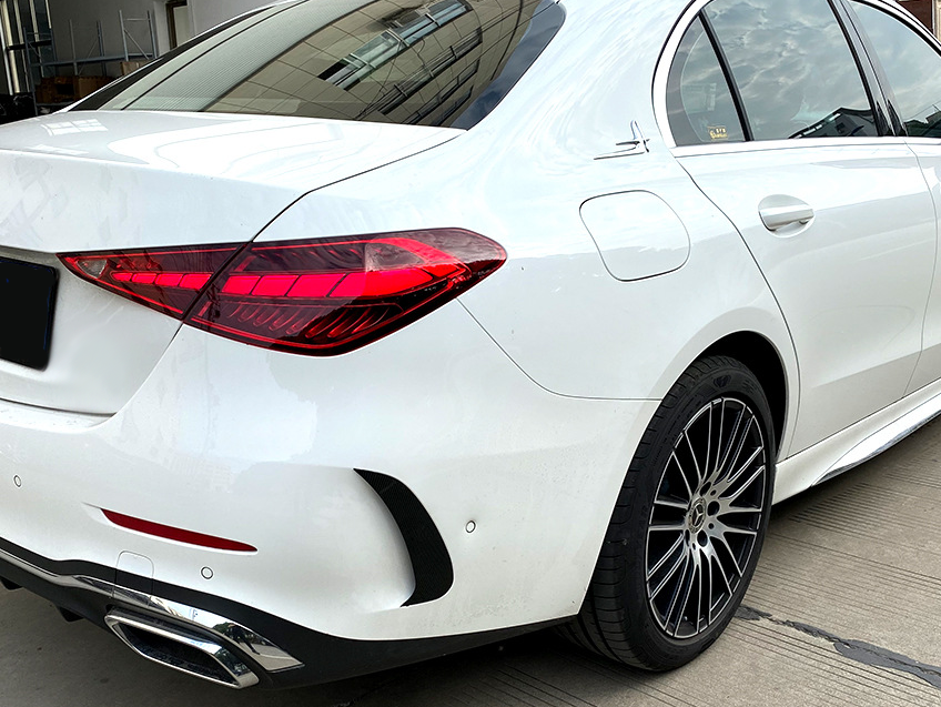 Flics Flaps aéro Noir passt pour Mercedes W206 Classe C | 2021-2026