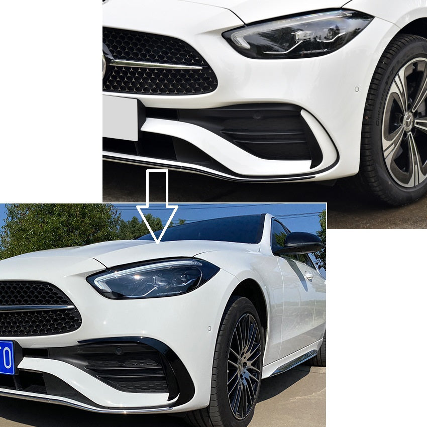 Front Flaps aéro Spoiler pour Mercedes W206 S206 C AMG Line | 2021-2026
