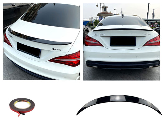 Becquet arrière Noir glans pour Mercedes C117 CLA | 2013-2019
