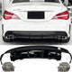 Diffuseur + Embouts d'échappement (Chrome) pour Mercedes CLA-Kasse C117 X117 | 2013-2019