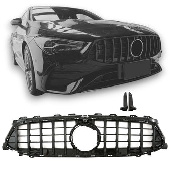 compare product Calandre noir brillant Panamericana GT pour Mercedes CLA C118 Phase 2 | 2023-2026