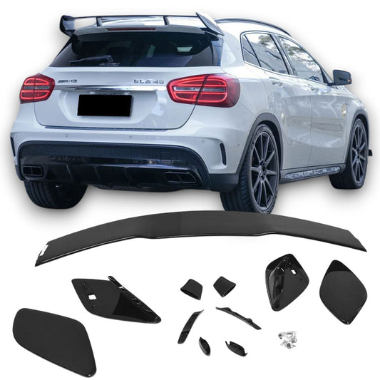 Becquet de toit Aileron arrière Noir pour Mercedes X156 Gla | 2013-2020