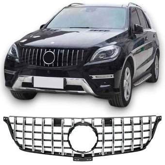 compare product Calandre Panamericana GT Noir et Chrome pour Mercedes ML W166 | 2012-2015