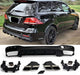 Diffuseur + Embouts d'échappement (Chrome) pour Mercedes W166 Gle | 2015-2019