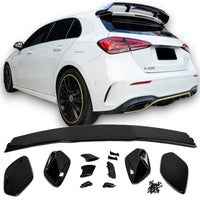 Becquet de toit Aileron arrière Noir pour Mercedes W177 Classe A | 2018-2026