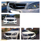 Calandre pour Mercedes W204 S204 Noir + Chrome | 2007-2014