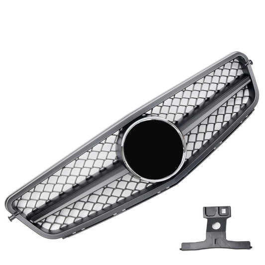 Calandre pour Mercedes W204 C204 Coupé Noir mat | 2007-2014