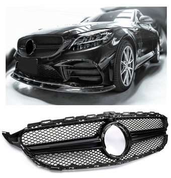 compare product Calandre pour Mercedes Classe C W205 avec caméra | 2018-2021