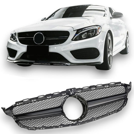Calandre pour Mercedes W205 avec 360° | 2014-2018
