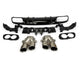 Diffuseur + Embouts d'échappement (Chrome) pour Mercedes C205 A205 | 2014-2021