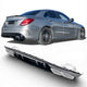 Diffuseur + Embouts d'échappement (Chrome) C63 pour Mercedes W205 S205 | 2014-2021