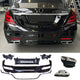 Diffuseur + Embouts d'échappement (Chrome) pour Mercedes S-kl. W222 Phase 2 | 2017-2020
