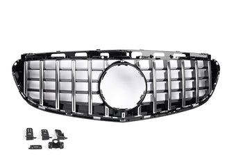 compare product Calandre Panamericana GT Noir et Chrome pour Mercedes Classe E W212 Phase 2 | 2013-2015