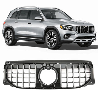 compare product Calandre noir et chrome Panamericana GT pour Mercedes GLB X247 Phase 2 | 2023-2026