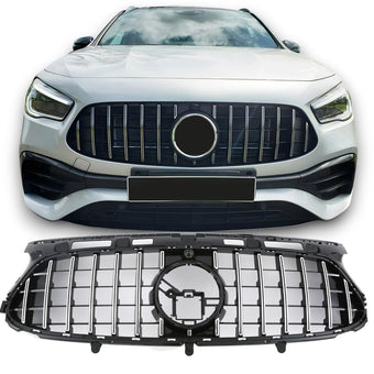 compare product Calandre Panamericana GT Noir et Chrome pour Mercedes GLA H247 | 2020-2023