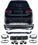 Diffuseur + Embouts d'échappement Chrome pour Mercedes X247 Glb | 2019-2026