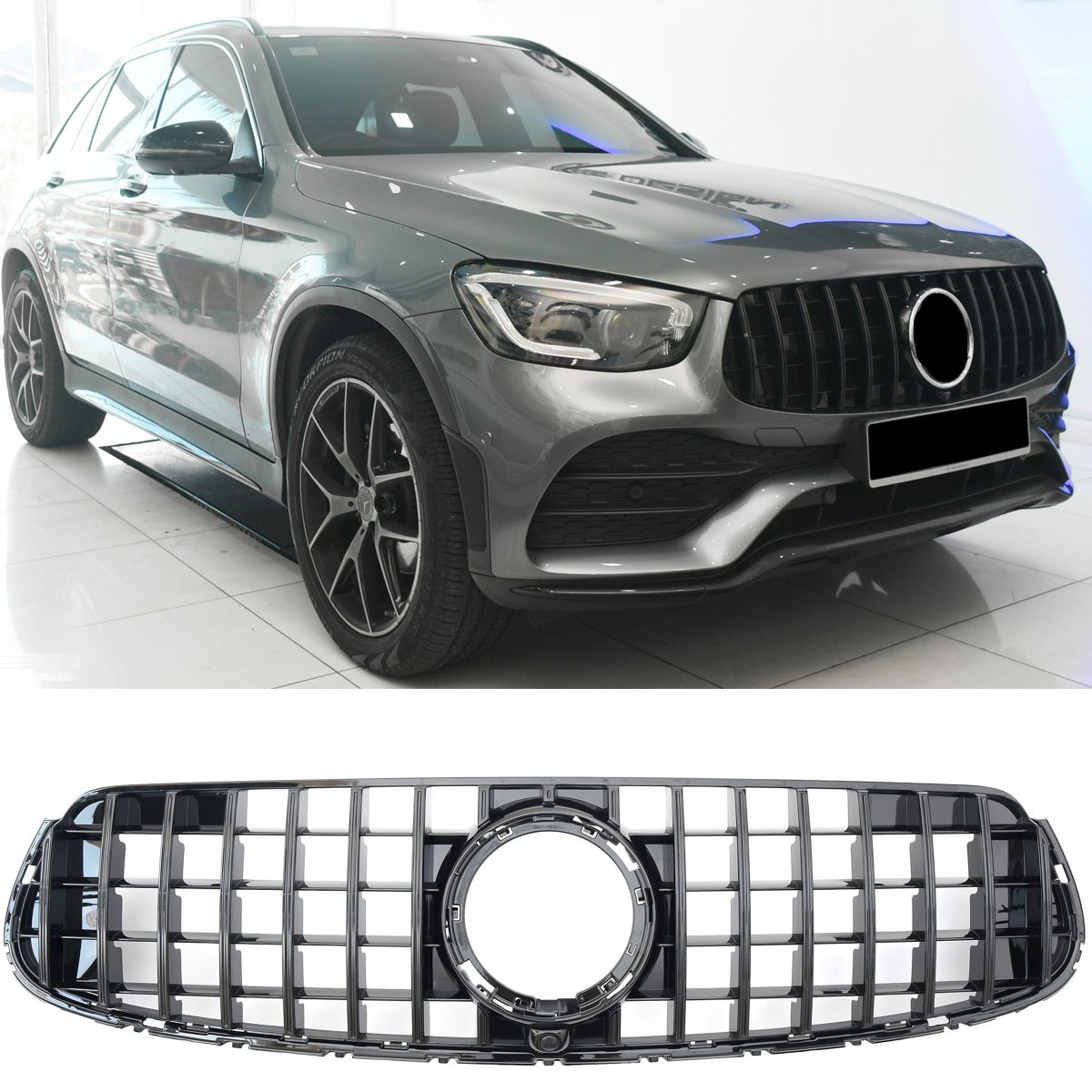 Panamericana GT Calandre pour Mercedes X253 GLC Phase 2 AMG-Line | 2019-2022
