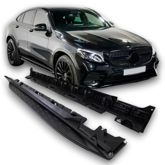 Marchepieds aluminium pour Mercedes W253 GLC | 2015-2022