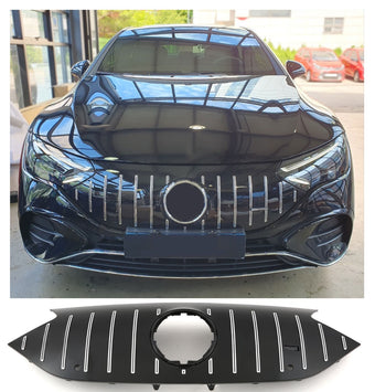 compare product Calandre pour Mercedes EQE V295 AMG Line Noir et chrome