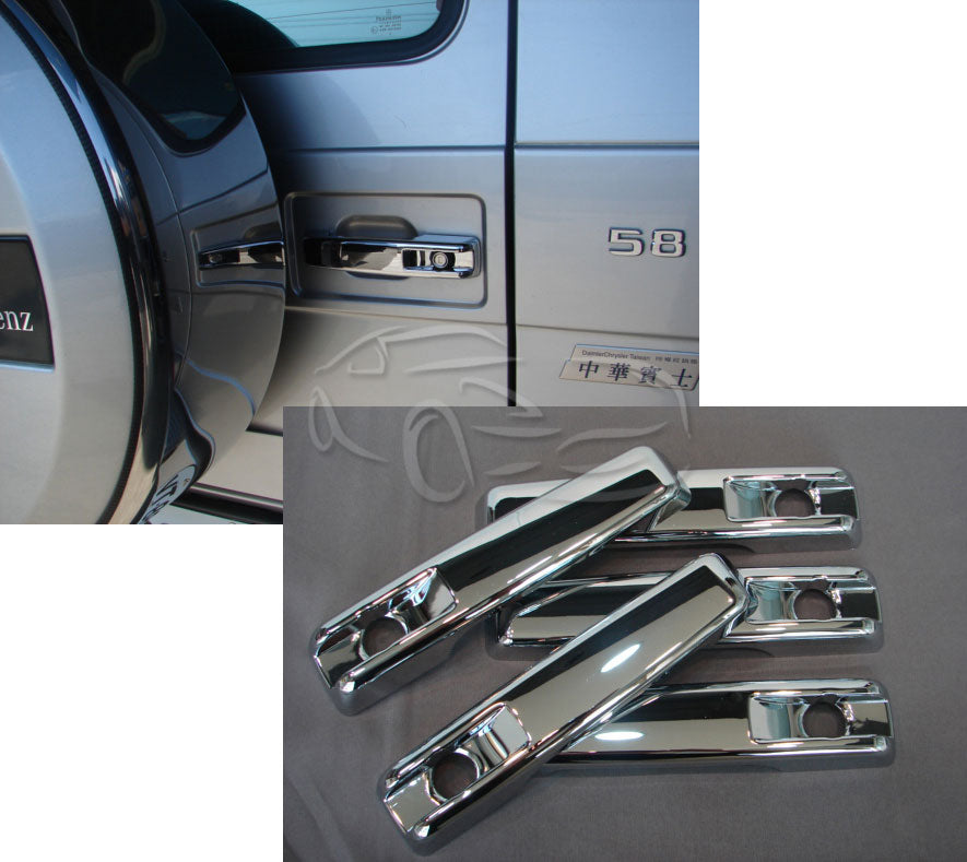 Chrome Türgriffabdeckungen Türgriff pour Mercedes G W463 1990-2014