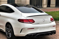 Aileron pour Mercedes Classe C Coupé C205 (2014-2021) Noir Brillant