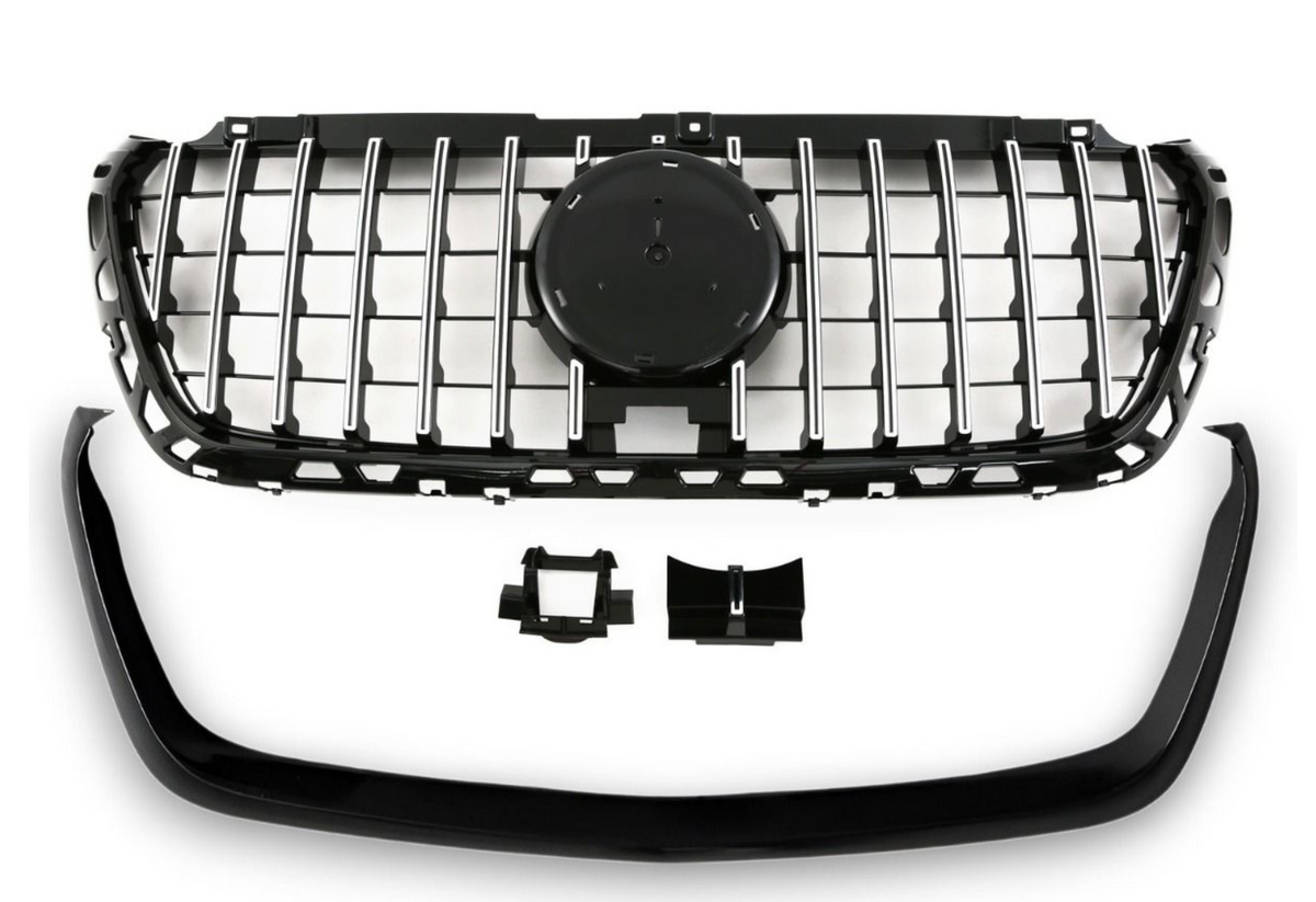 Calandre Panamericana GT Noir et Chrome pour Mercedes Sprinter W907 W910 | 2018-2026
