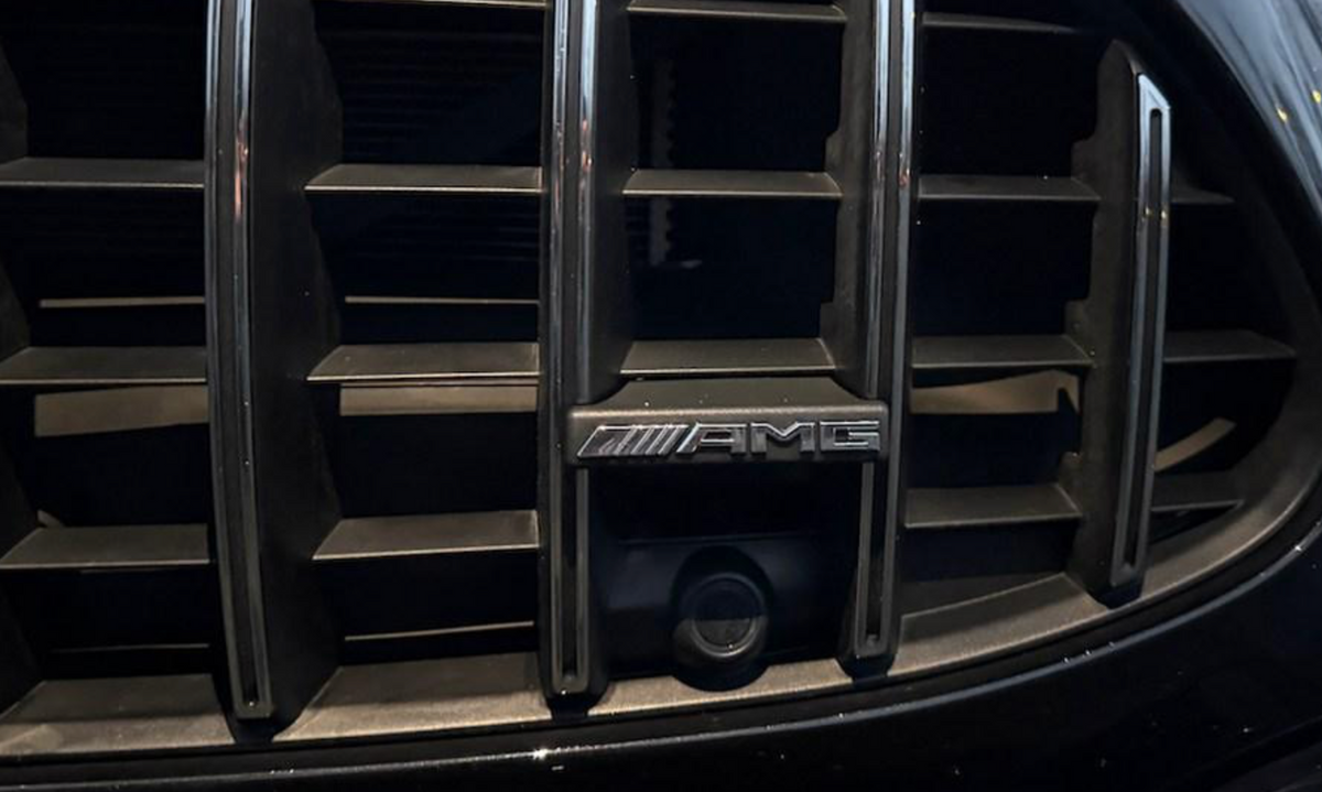 Emblème de calandre AMG pour Panamericana pour Mercedes SLC Noir ou Chrome
