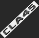 Logo de coffre Mercedes CLA 45 Noir Brillant