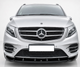 Rajout de pare choc avant Noir brillant Mercedes Classe V W447 (2014+)