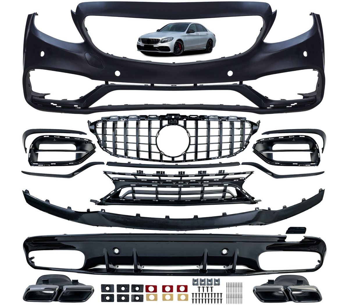 Kit carrosserie Mercedes Classe C W205 (2014-2021)