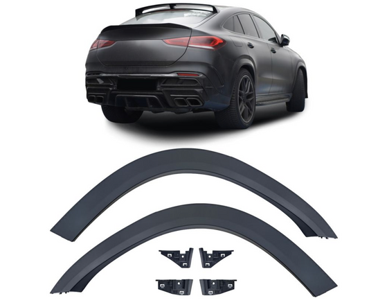 Elargisseurs d'ailes arrière avec supports Mercedes GLE Coupé C167 (2018-2023)