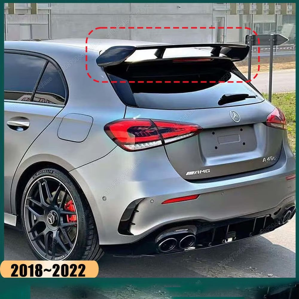 Becquet de toit Aileron arrière Noir pour Mercedes Classe A W177 | 2018-2026